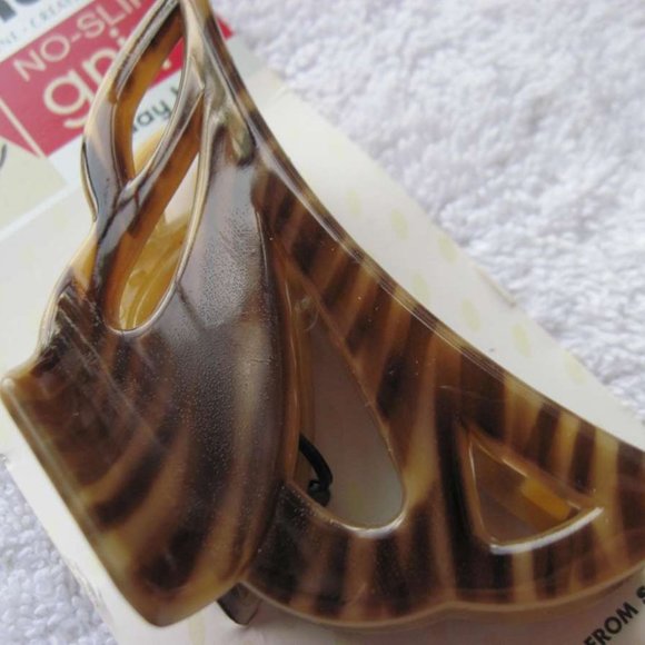 1 Scunci No Slip Grip Hold Sculpted Curved Plastic Open Holes Jaw Claw Hair Clip - Picture 9 of 12